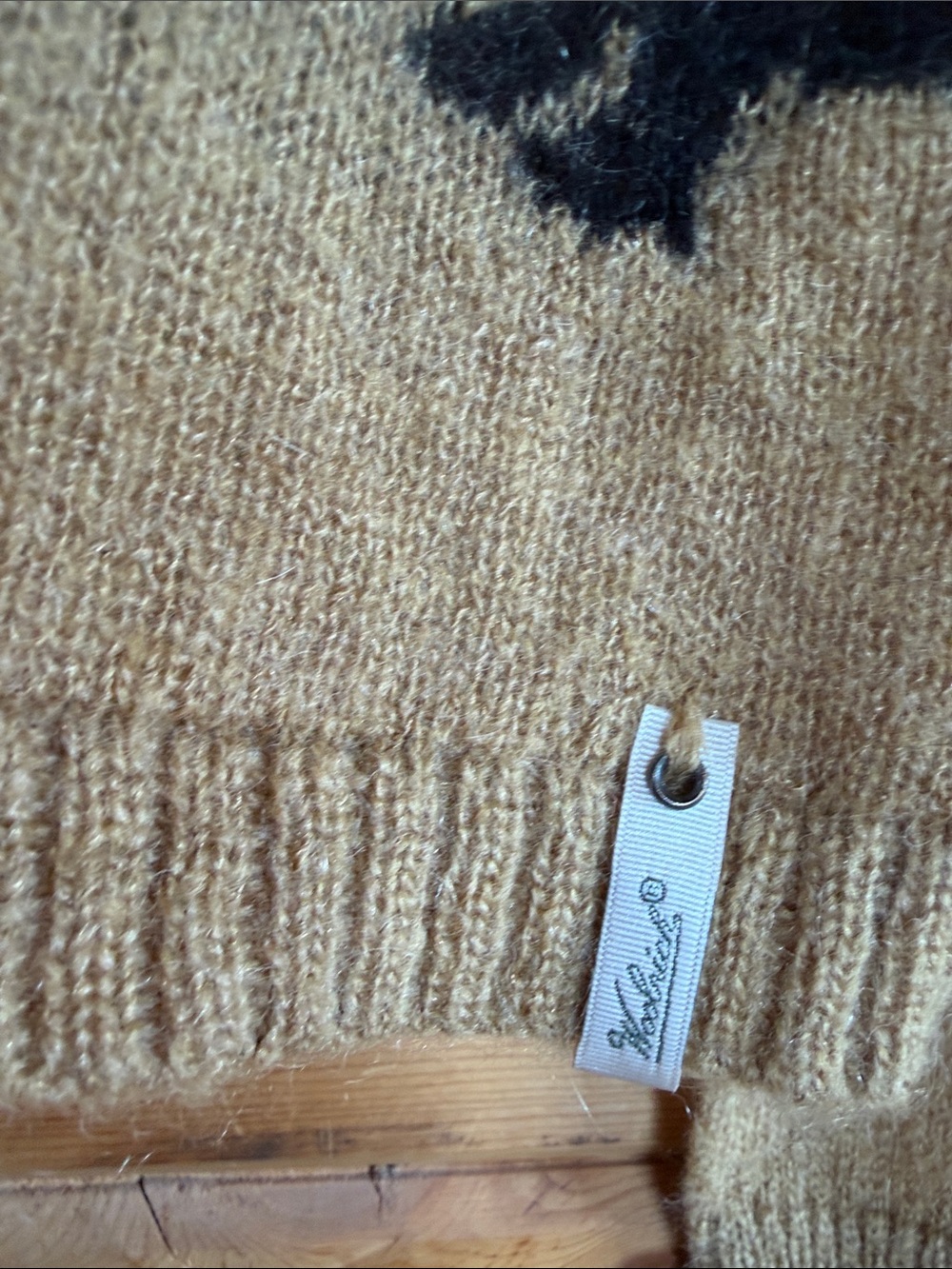 Woolrich dachshund dog sweater large wool - Picture 3 of 8